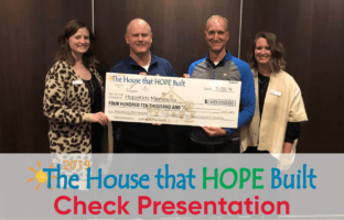 The House That Hope Built Check Presentation 2019