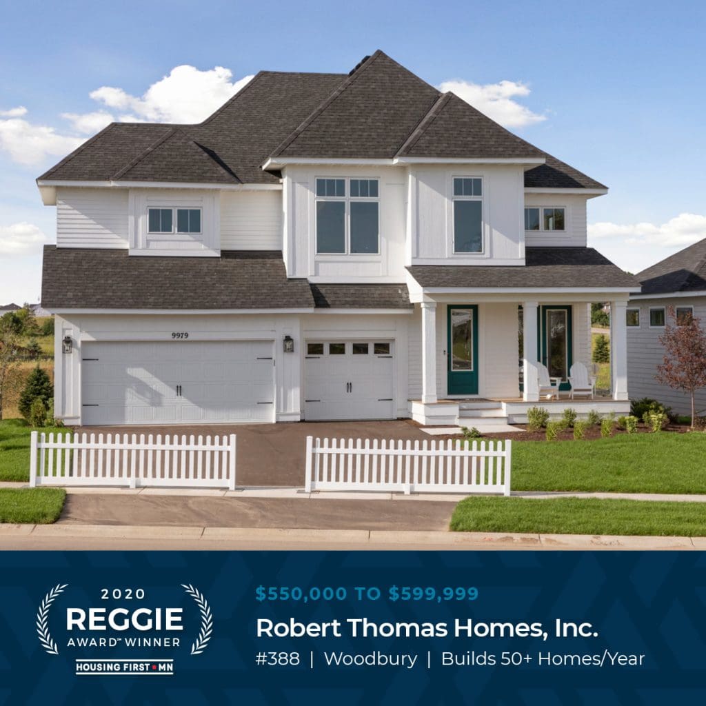 Robert Thomas Homes 2020 Spring Reggie Award Winner